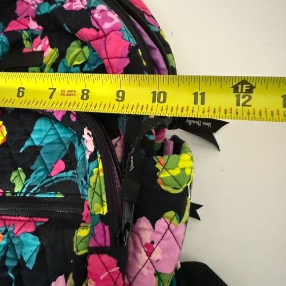 Vera Bradley Floral Quilted Backpack - Picture 8 of 8